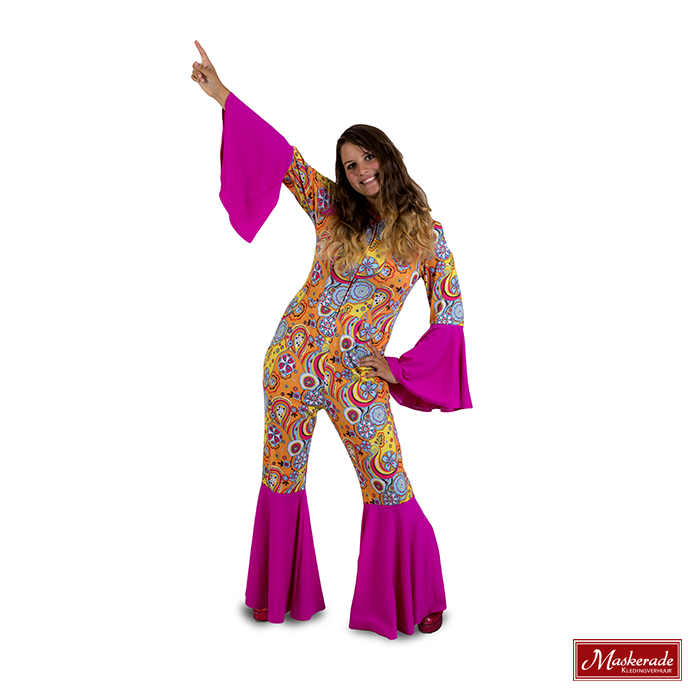Disco Catsuit Met Foute Print 3 Disco Catsuit Met Foute Print
