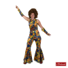 Discocatsuit Met Bloemenprint -MASKERADE KLEDING Verkoop DISC421YE
