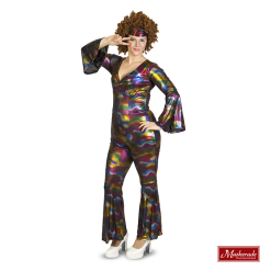 Multikleuren Disco Catsuit