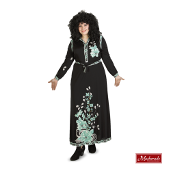 Zwarte Soul Jurk Met Bloemenprint
