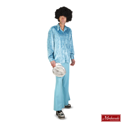 Disco Blouse En Broek Met Wijde Pijpen -MASKERADE KLEDING Verkoop DISC501BX