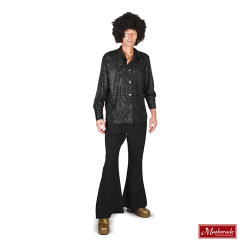Disco Blouse En Broek Met Wijde Pijpen -MASKERADE KLEDING Verkoop DISC501ZX