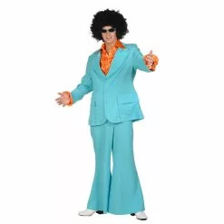 Gekleurd Discopak Met Blouse In Diverse Kleuren -MASKERADE KLEDING Verkoop DISC502BL