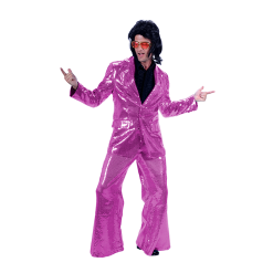 Glittersmokingjas Met Glitterbroek Met Wijde Pijpen 11 Glittersmokingjas Met Glitterbroek Met Wijde Pijpen -MASKERADE KLEDING Verkoop DISC525FX