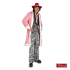 Kostuum Met Zebra Print Met Jas -MASKERADE KLEDING Verkoop DISC537FE