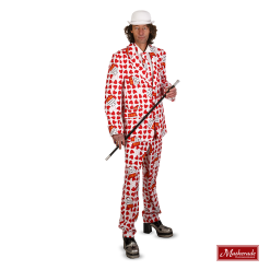 Kostuum Met Hartjes Print