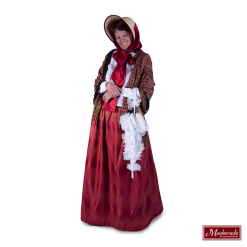 Charles Dickens: Rode Rok, Blouse En Omslag