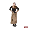 Charles Dickens: Beige Geruiten Rok Met Zwart Vest -MASKERADE KLEDING Verkoop DKNS403MK