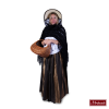 Charles Dickens: Bruine Rok, Blouse En Omslag -MASKERADE KLEDING Verkoop DKNS407MK
