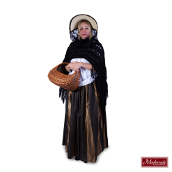Charles Dickens: Bruine Rok, Blouse En Omslag