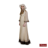 Beige Gestippelde Jurk (Charles Dickens) 2 Beige Gestippelde Jurk (Charles Dickens) -MASKERADE KLEDING Verkoop DKNS425MK
