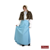 Charles Dickens: Blauwe Rok Met Witte Blouse En Bonten Omslag -MASKERADE KLEDING Verkoop DKNS454MK