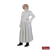 Charles Dickens: Wit Met Blauw Gestreepte Rok En Bijpassend Vest En Witte Blouse -MASKERADE KLEDING Verkoop DKNS478MK