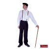 Charles Dickens: Broek En Blouse Met Bretels En Chabot -MASKERADE KLEDING Verkoop DKNS502MK