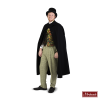 Zwarte Cape Met Vest (Charles Dickens)