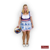 Hollands Kort Jurkje Delfts Blauw 1 Hollands Kort Jurkje Delfts Blauw -MASKERADE KLEDING Verkoop HOLL406MK