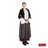 Witte Blouse, Paarse Rok, Zwart-wit Schort -MASKERADE KLEDING Verkoop JANT405WP