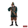 Middeleeuws Robin Hood-pak, Bruin Gilet Met Groene Blouse En Bruine Broek -MASKERADE KLEDING Verkoop MIDL523MK