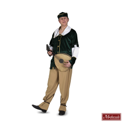 Middeleeuws Robin Hood-pak, Groene Hes Met Bruine Broek