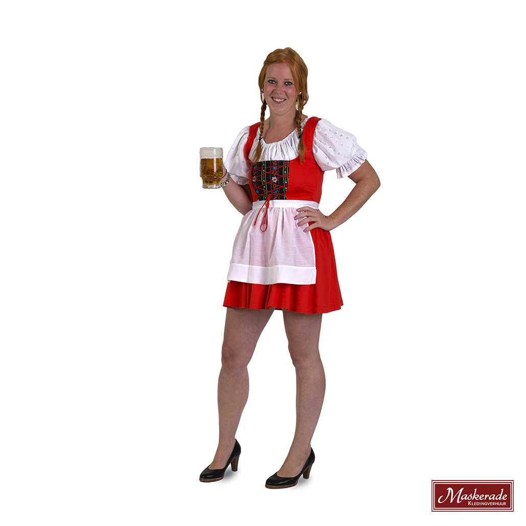 Oranje Jurkje Met Zwarte Voorkant En Witte Blouse En Schort 3 Oranje Jurkje Met Zwarte Voorkant En Witte Blouse En Schort