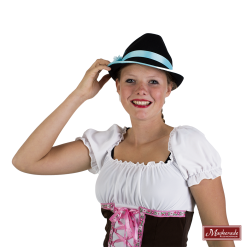 Tiroler Dameshoedje (in Diverse Kleuren) -MASKERADE KLEDING Verkoop OKTO899ZA
