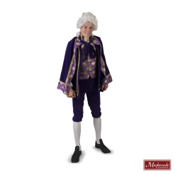 Renaissance Paarse Jas En Broek