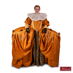 Rococo Brede Heupen Jurk