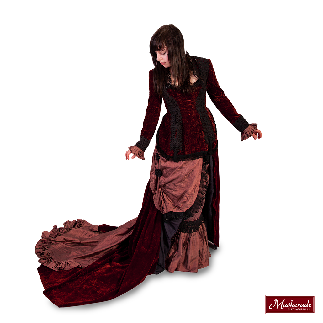 Historische Jurk Met Sleep 3 Historische Jurk Met Sleep