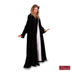 Renaissance Zwarte Jas Met Knopen