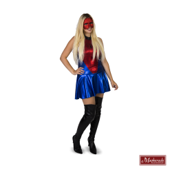 Bekend Van Film Superheld: Spiderwoman Jurkje Met Cape