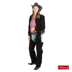 Cowboyjasje En Chaps Met Rode Blouse
