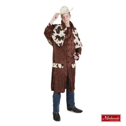 Lange Cowboyjas Met Koeienprint